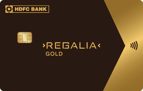 Regalia Gold credit card from HDFC Bank